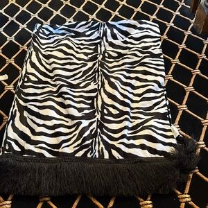 HUGE SALE!! Such a comfy, fuzzy, zebra striped blanket
